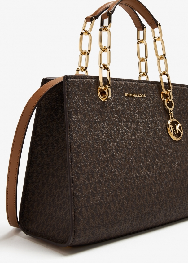 Michael Kors Cynthia satchel for Women Brown in KSA Level Shoes