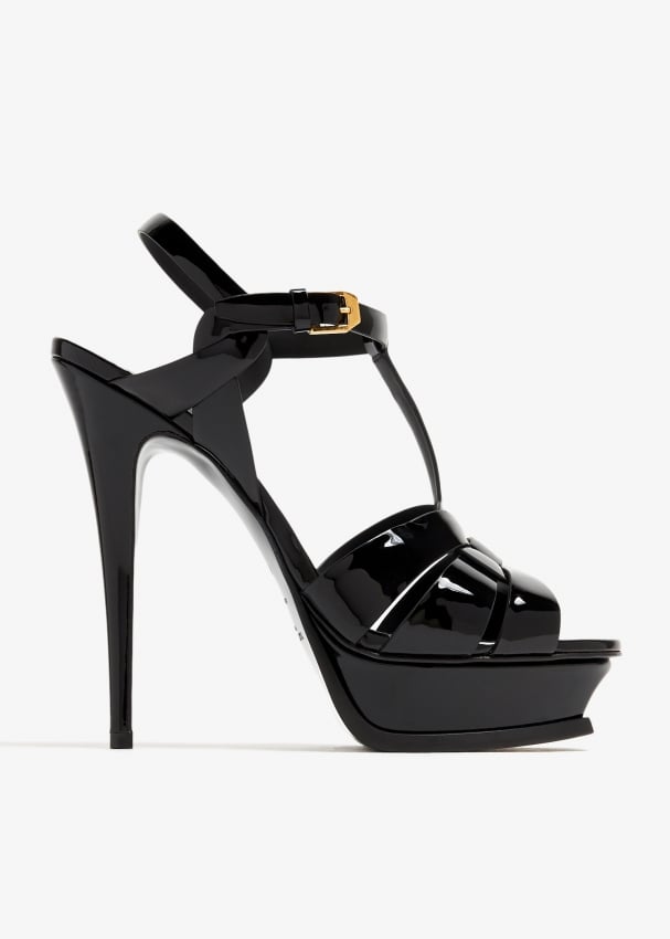 Tribute platform sandals