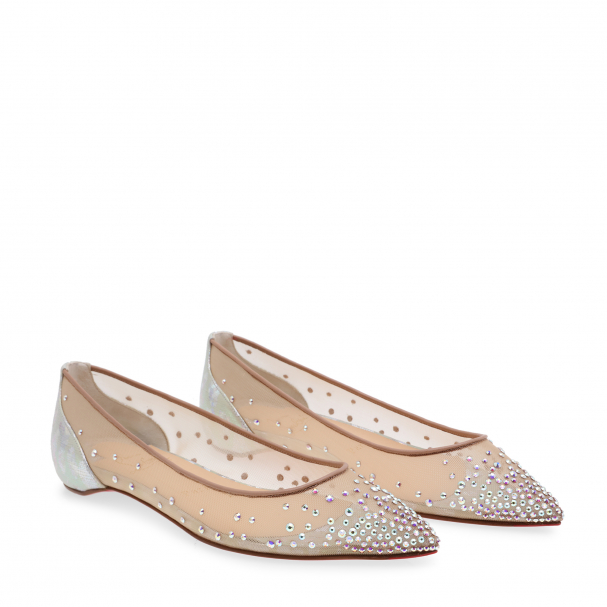 Christian Louboutin Follies Strass Crystal Flats