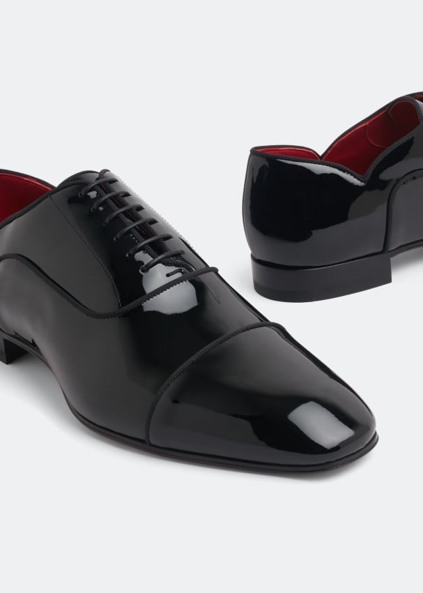 Christian louboutin greggo flat patent cheap