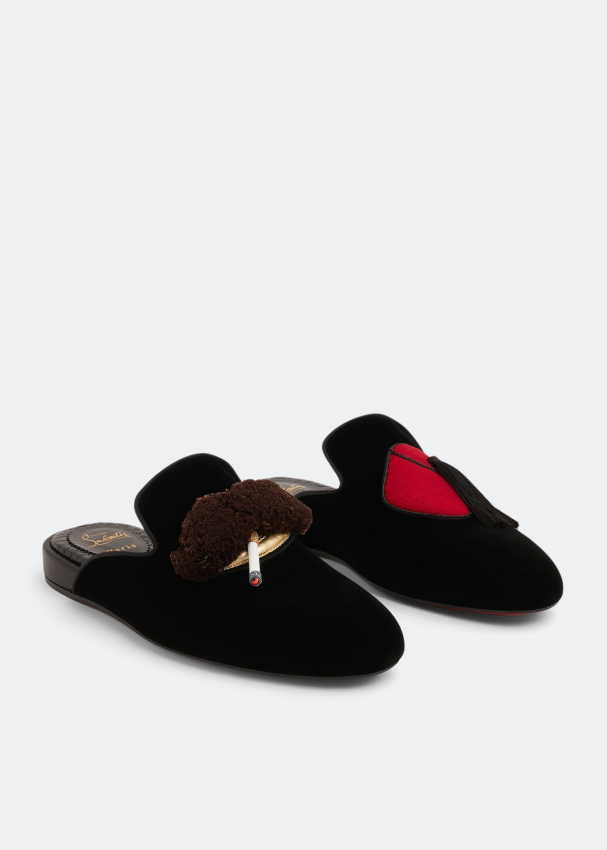 Latest louboutin slippers hotsell