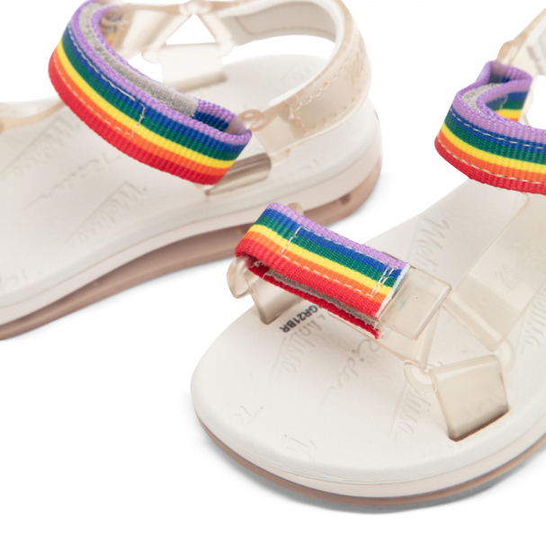 Mini melissa rainbow shoes best sale