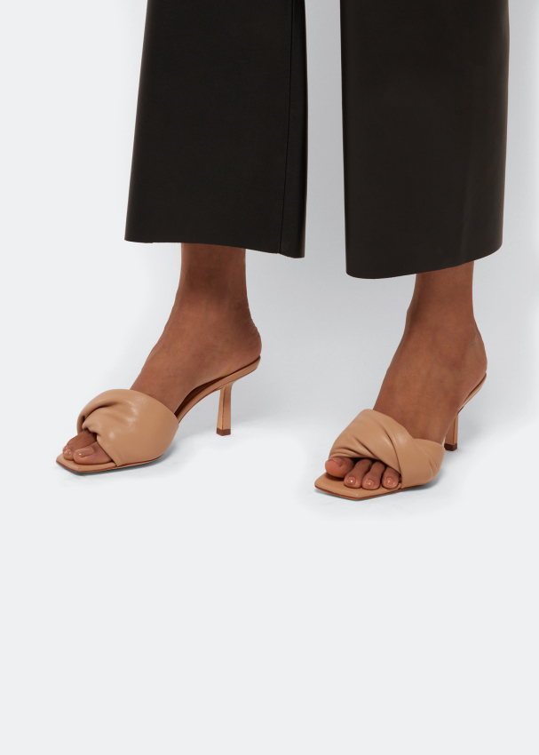 Studio amelia twist leather sandals 2025