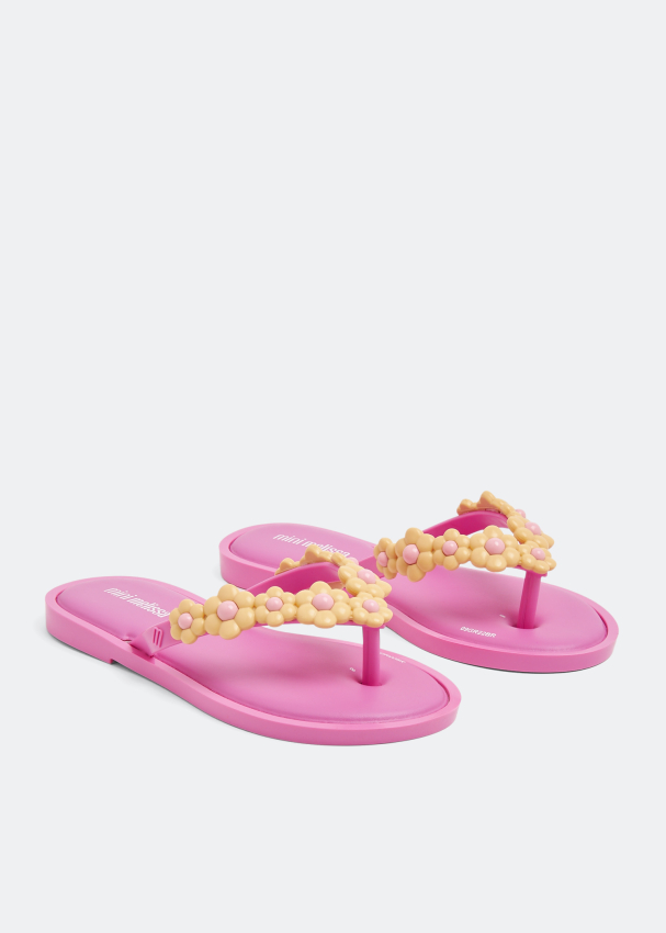 Melissa Spring flip flop sandals for Baby Pink in Oman Level Shoes