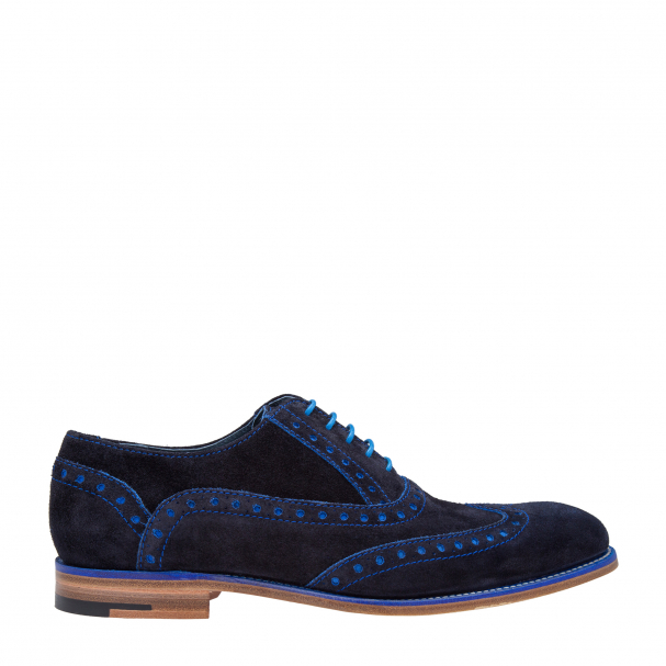 Barker Grant Oxford brogues for Men Blue in Kuwait Level Shoes
