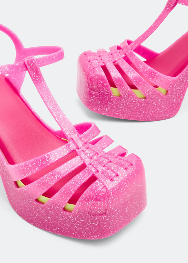 Melissa Party Heel sandals for Women Pink in Oman Level Shoes