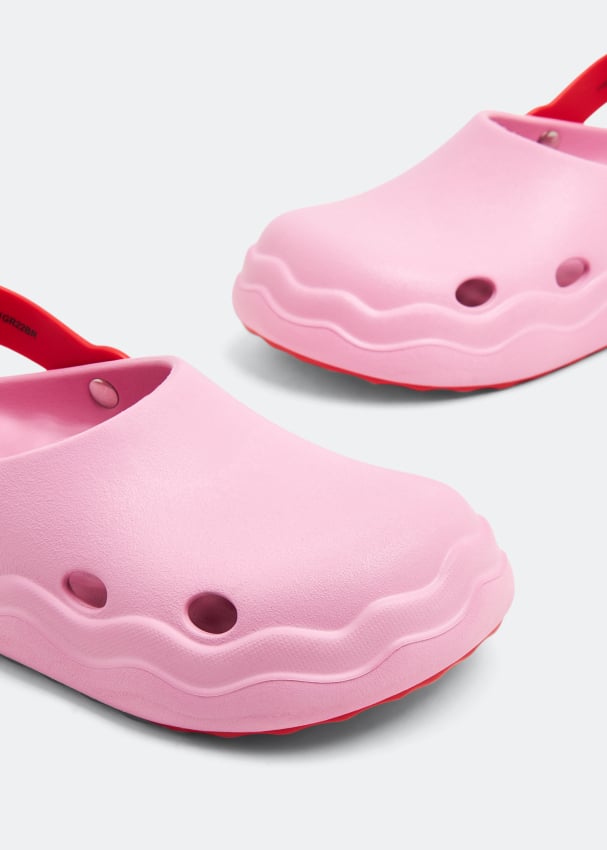Pink clog sandals cheap