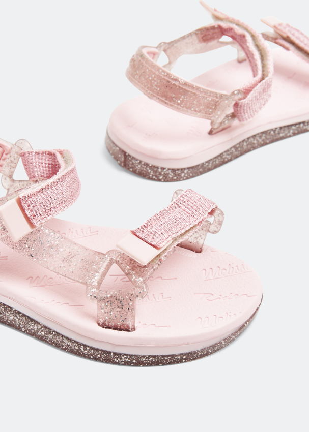 Melissa Papete Rider Bugs sandals for Baby Pink in UAE Level
