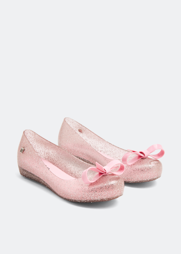 Melissa Ultragirl bow ballerinas for Girl Pink in KSA Level Shoes