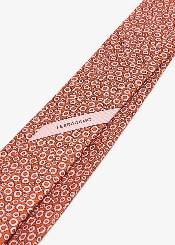 Orange ferragamo hotsell tie