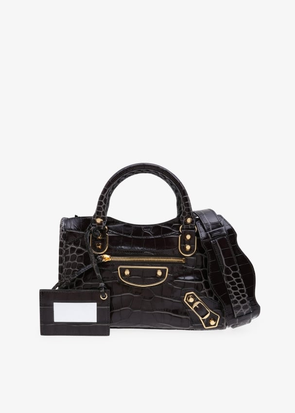 BALENCIAGA Mini City Bag in Black