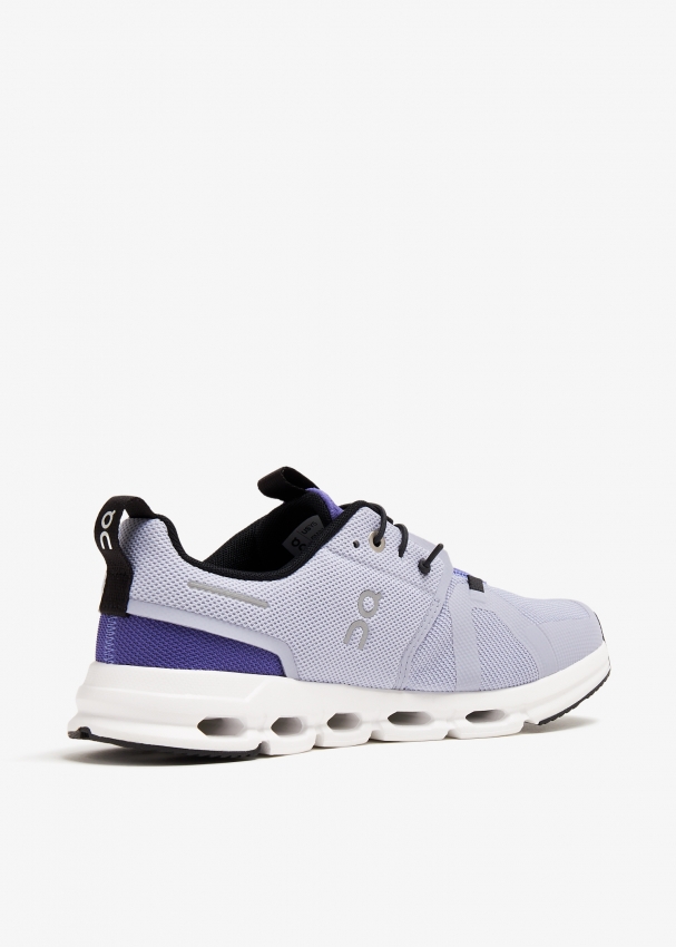 purple on cloud shoes