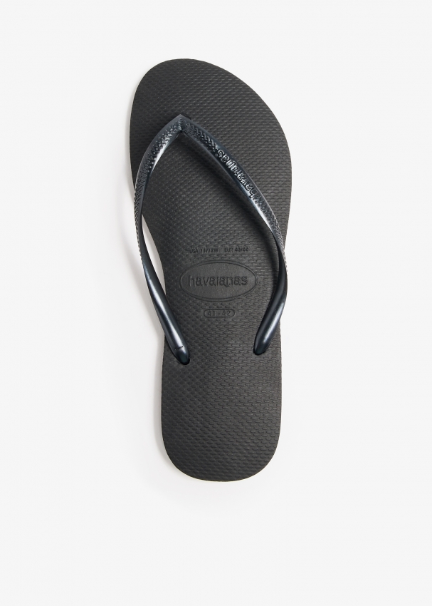 Havaianas Rubber flip flops for Women Grey in KSA Level Shoes