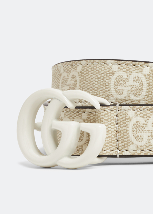 Thin white deals gucci belt
