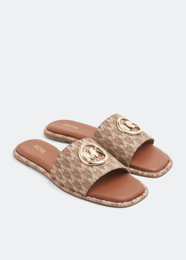 Michael Kors Hayworth slide sandals for Women Prints in UAE Level Shoes