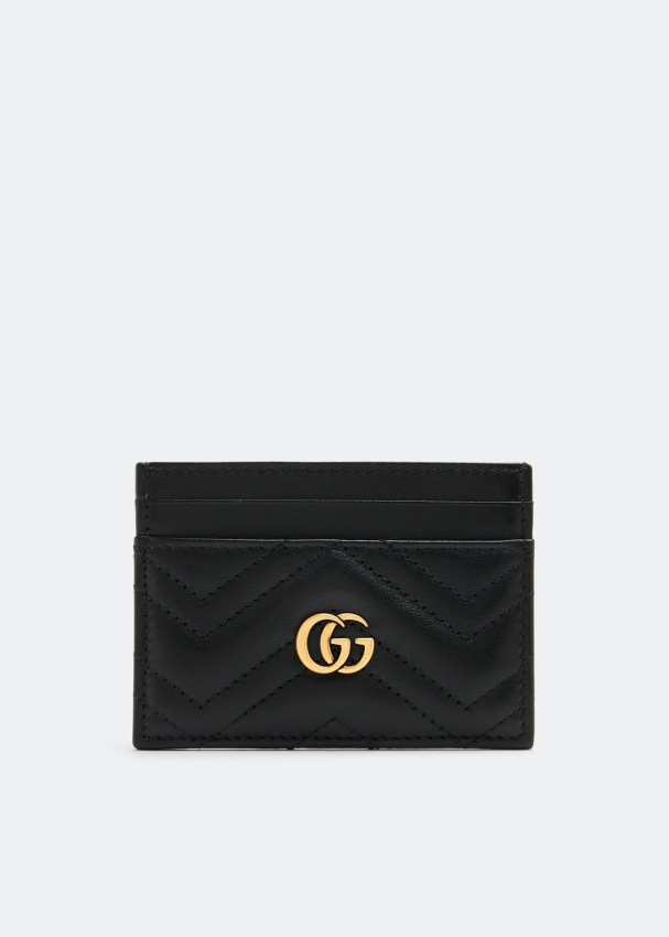 Black gg 2025 marmont card holder