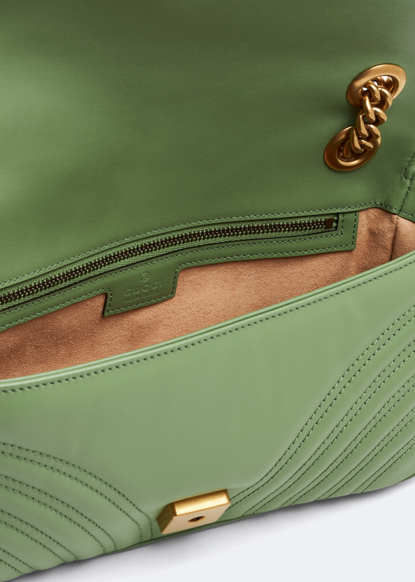 Gucci GG Marmont Matelasse shoulder bag for Women Green in UAE Level Shoes