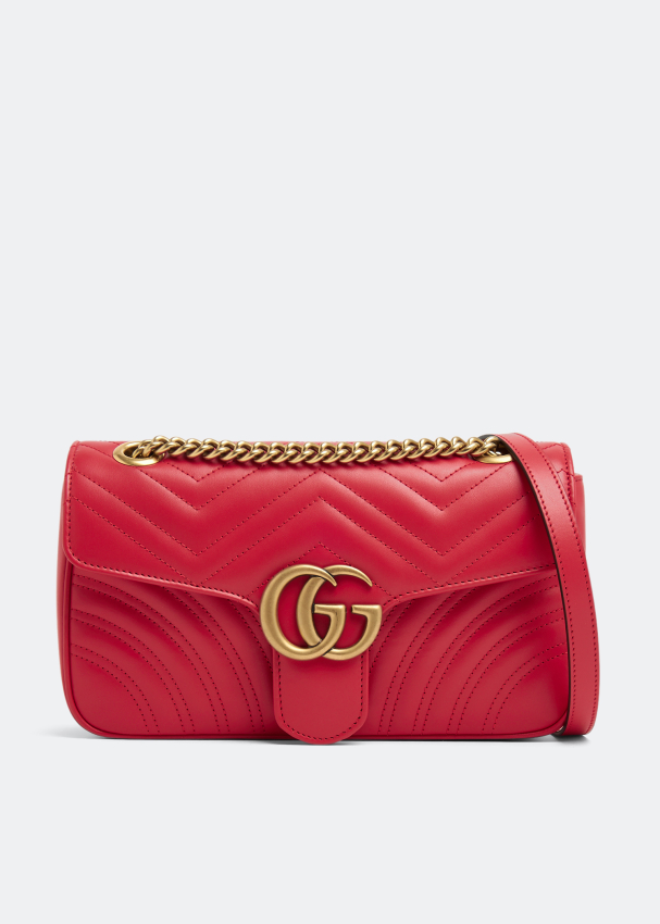 Gucci marmont matelasse top red