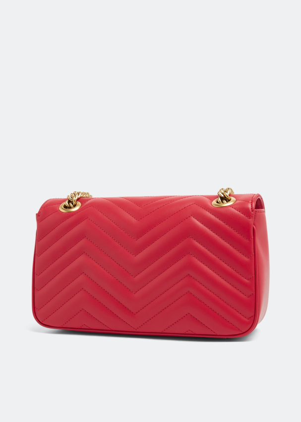 Gucci GG Marmont Matelassé shoulder bag for Women - Red in Gucci GG Marmont Matelassé shoulder bag for Women - Red in