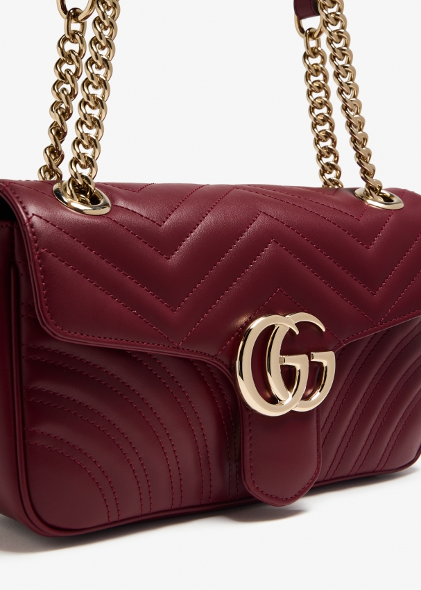 Gucci GG Marmont small shoulder bag for Women Red in UAE Level Shoes