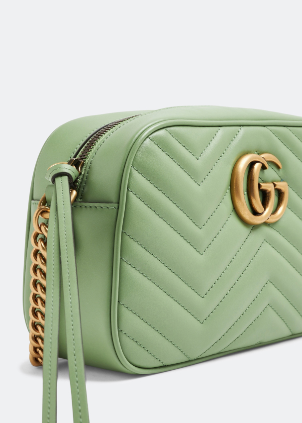 Green gucci top marmont shoes