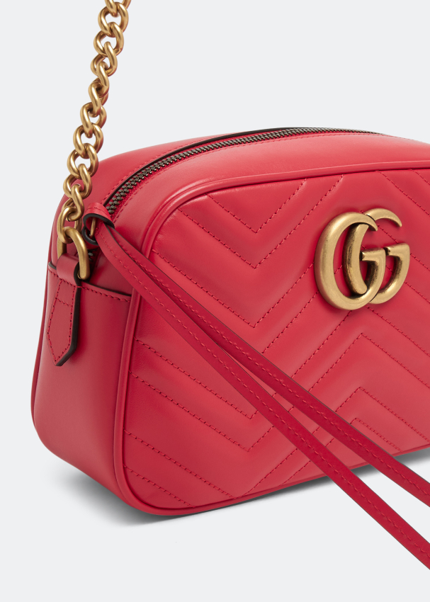 Gucci - Women's GG Marmont Shoulder Bag - Red - Leather