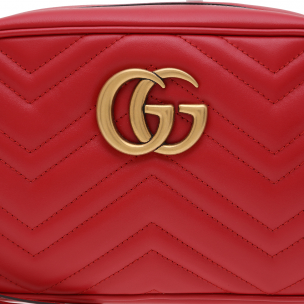 Gucci marmont red shoes top