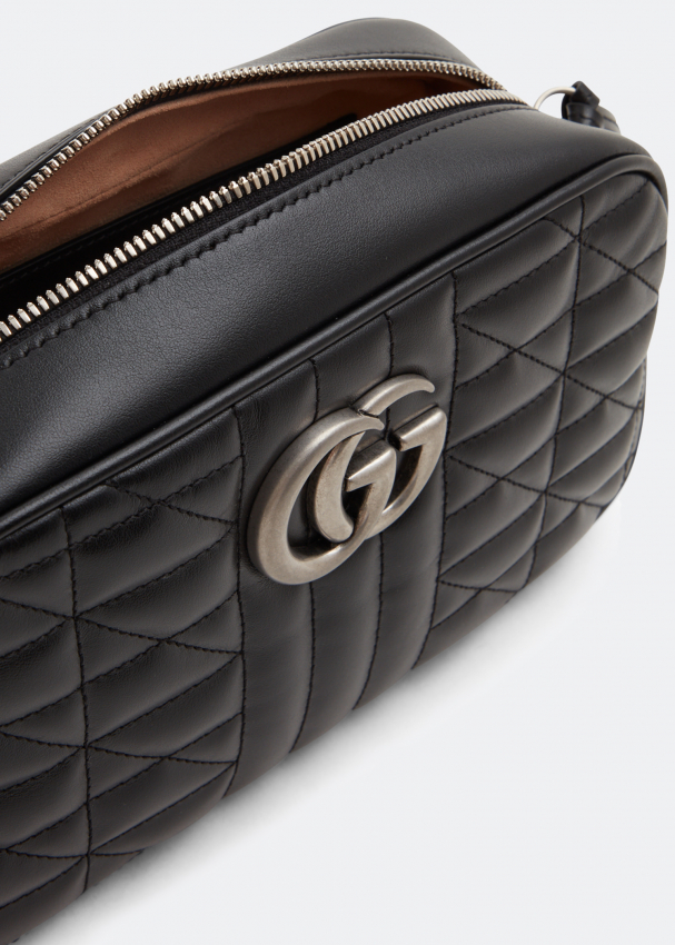 Quilted leather small shoulder sales bag gucci