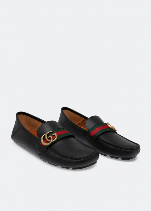 Gucci GG Marmont Web Driver Loafers