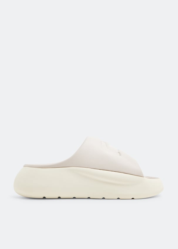 lacoste croco slide white