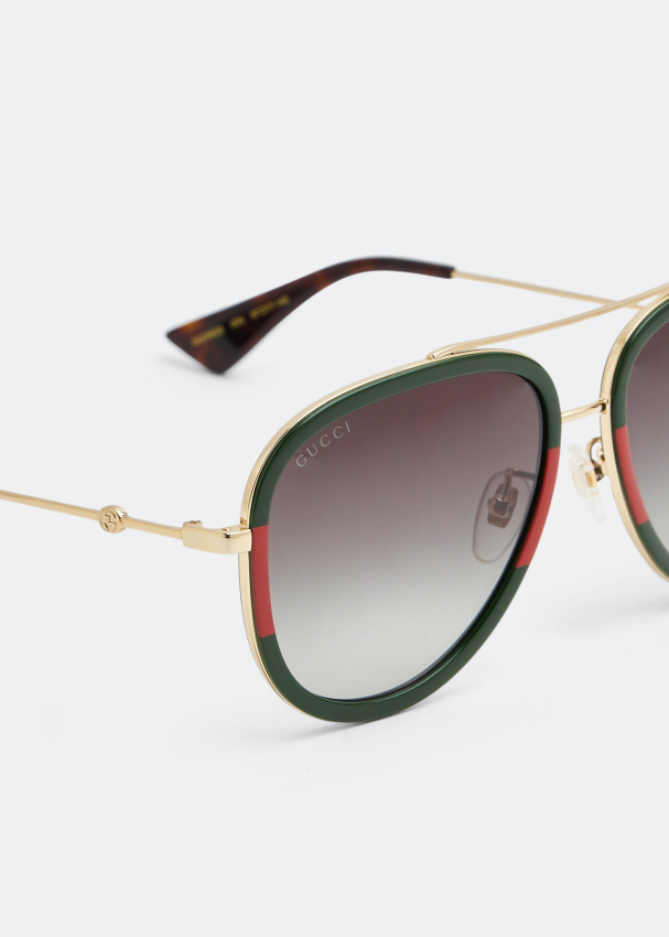 Aviator sunglasses Gucci Multicolour in Plastic - 41909631
