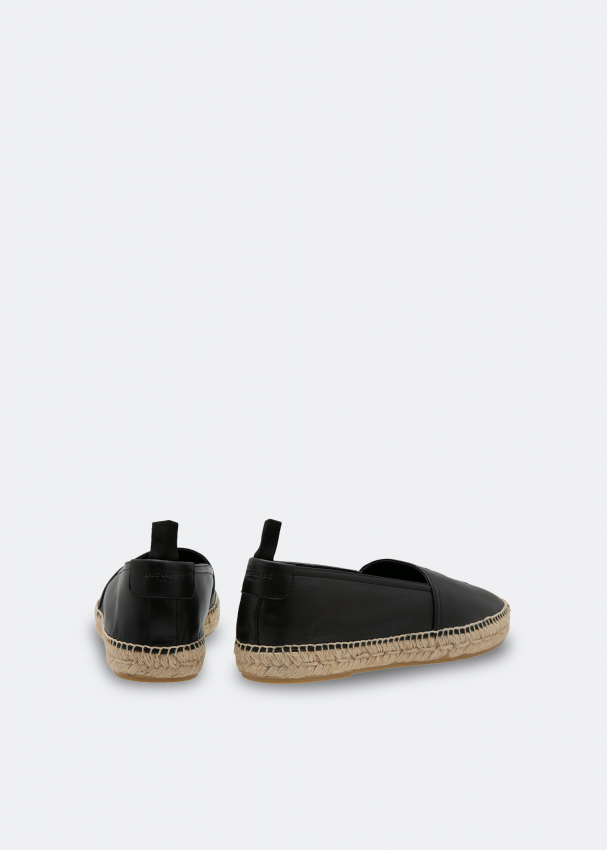 Saint Laurent Monogram leather espadrilles for Men Black in UAE