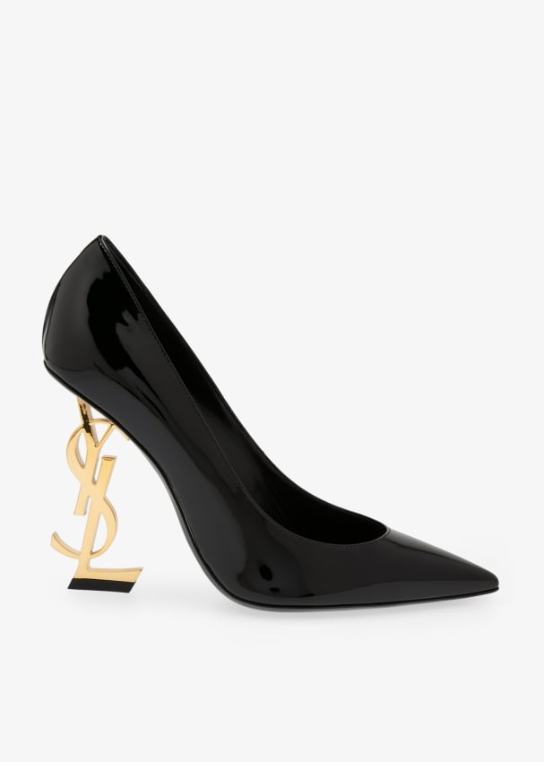 Saint Laurent Opyum patent leather pumps for Women - Black in UAE ...