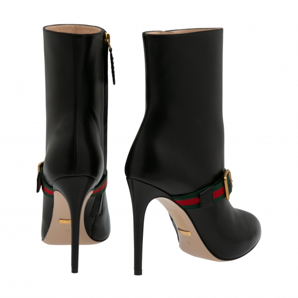 Gucci sylvie web boots 2025