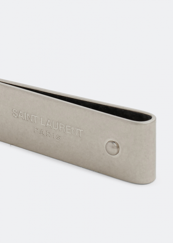 Id money clip in metal, Saint Laurent