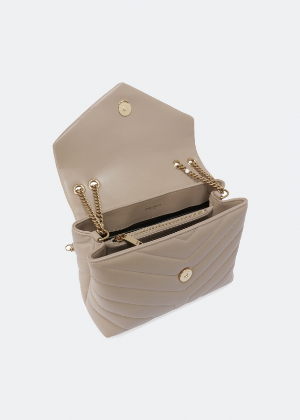 Ysl small 2025 loulou dark beige