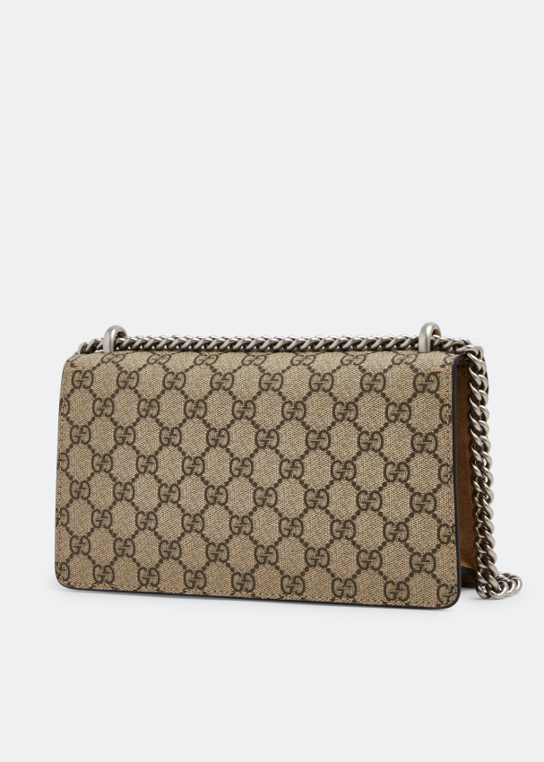 Gucci Dionysus GG Supreme Chain Wallet - White