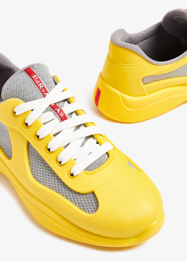 Prada sales sneakers yellow
