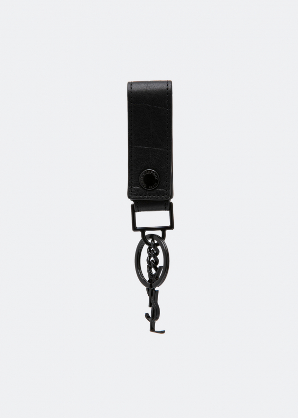 Saint Laurent Monogram key ring for Men - Black in UAE