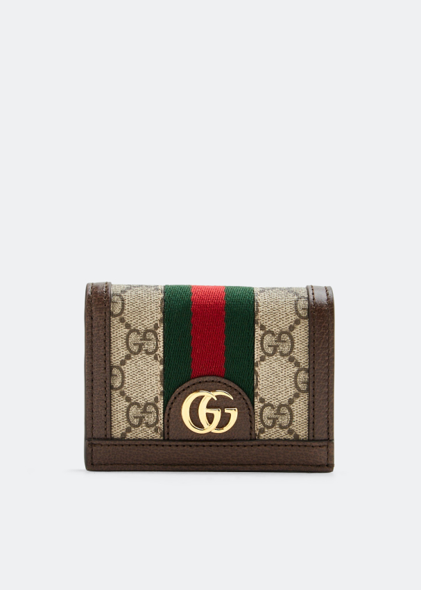 Gucci Ophidia Credit Card Case in Green