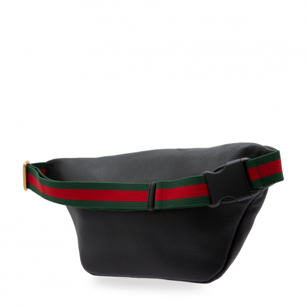 Gucci print leather belt bag