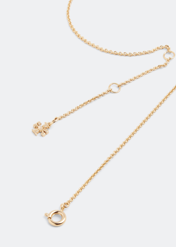 Tory Burch Miller Delicate Necklace in White | Lyst