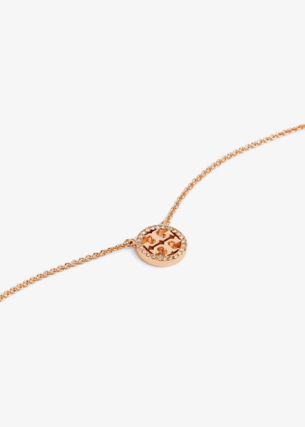 Tory Burch Kira Pavé Clover Stud And Pendant Set in Metallic | Lyst