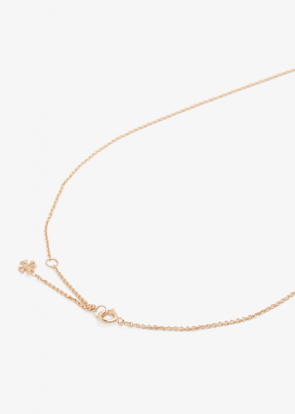 Tory Burch Miller Pendant Necklace in White | Lyst