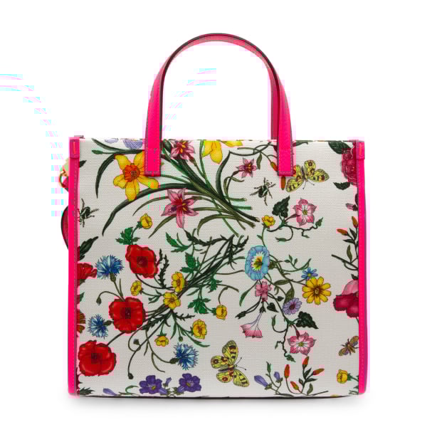 Gucci tote bag with flowers shop