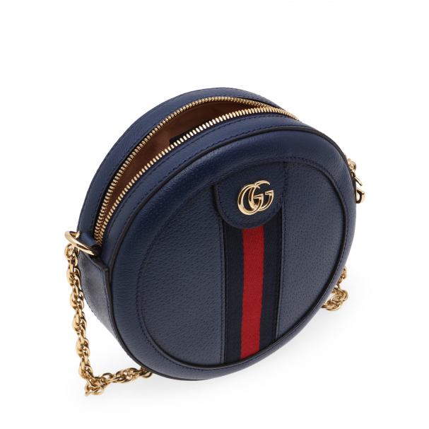 Gucci Ophidia mini round shoulder bag for Women Blue in KSA Level Shoes