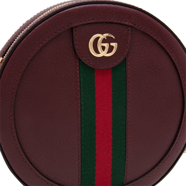 Gucci Ophidia mini round shoulder bag for Women Red in Kuwait Level Shoes