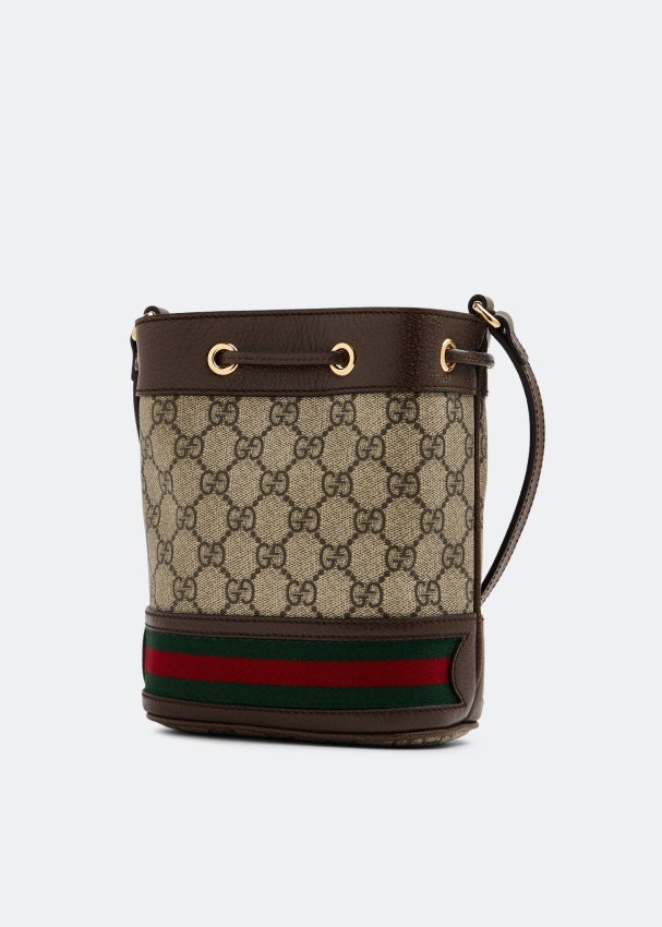 Ophidia mini gg top supreme canvas bucket bag