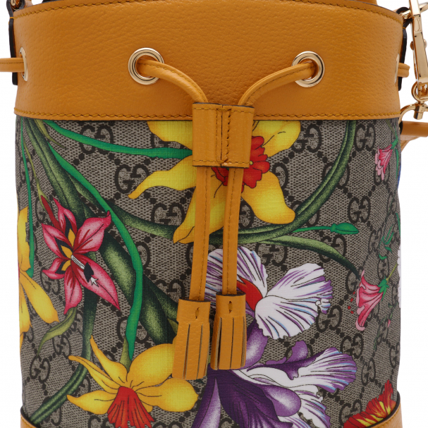 Gucci Ophidia GG Flora small bucket bag for Women Multicolored