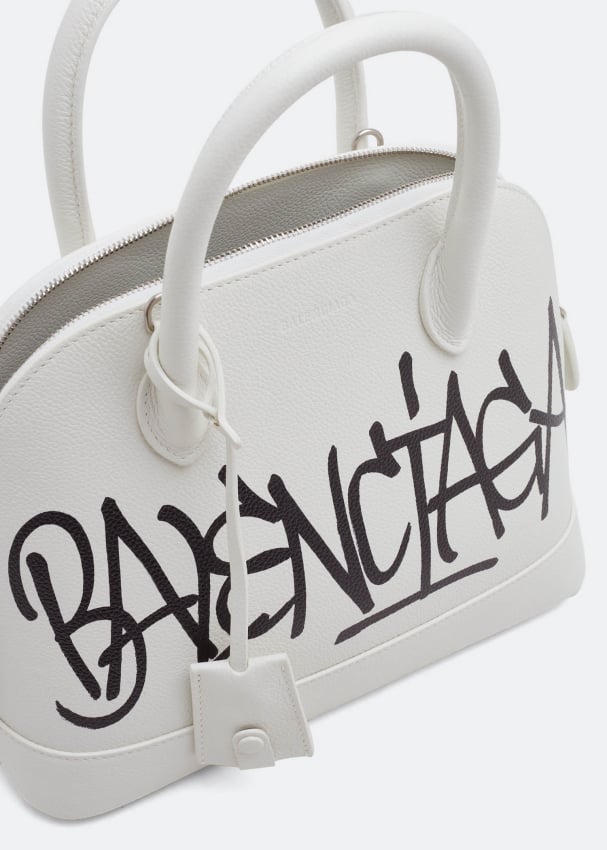 Balenciaga Ville Graffiti Xxs Bag in Black